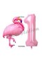 Flamingo Balloon 1 Year Old Birthday Balloon Set Flamingo Concept Balloon and Pink Number Balloon Birthday Set - 2