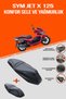 Sym Jet X 125 Compatible Comfort Seat and Raincoat Cover
