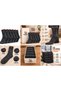 Men's Thermal Towel Socks 5 Pairs Anthracite Thick Winter Socks - 5