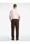 Regular Fit Pocketed Viscose Blended Pleated Fabric Trousers - 2
