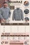 Men's Special Slate Gray Polo Collar Cotton Soft Thick Fabric Oversized Sweatshirt - 5