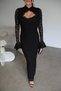 Chest Decollete Detailed Maxi Length Lace Dress - 5