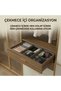 2 Pieces Foldable Closet Organizer Box 45X30X20 cm |   Clothing and Garment Organizer Storage Box Multi-Purpose Basket Color: Anthracite Fabric - 4