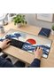 Gaming Mouse Pad with Japanese Wavy Design XXL 800 x 300 mm - Extended Mouse Pad with Japanese Aesthetic Design and Stitched Edges, Anti-Slip and Waterproof Mouse Pad for Gaming, Office, and Home - 3