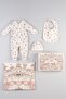 100% Cotton Newborn 4-Piece Hospital Discharge Set (Theater)