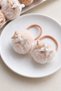 Butterfly Detailed Pompom Model Plush Rubber Buckle 2 Pieces