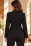 Kadın Tek Düğmeli Blazer Ceket - 4