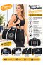 Men's Black Sports Travel Large Internal Volume Duffle Bag - 5