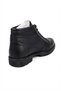 Genuine Leather Winter Men's Black Casual Boots with Fur Inside Cold-Proof Rubber Sole - 4