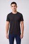 Men's Black 100% Cotton 5-Piece T-Shirt Pack Regular Fit - 2
