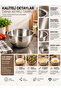 22 cm Stainless Steel Kitchen Bowl – Multi-Purpose for Mixing and Preparation - 4
