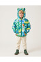 Children's Floral Patterned Puffer Jacket - 6