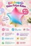 Rainbow Star Foil Balloon 45 cm - Baby Kids Party Celebration - 2