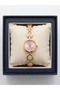 New Season Boxed Wristwatch with Pearl Cord Pattern