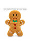 Plush Cookie Man Dog Toy with Rustling Sound Christmas Cookie Dog Toy - 6