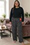 Super Battal Women's Suede Elastic Pants