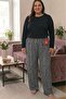 Super Battal Women's Suede Elastic Pants