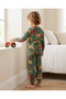 Boy's Tractor Patterned Pajama Set - 7