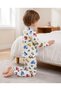 Boys' Vehicle-Patterned Long-Sleeved Pajama Set - 6