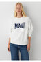 Logo Printed Ecru Sweatshirt 1S10580-70057 - 2