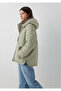 Water Repellent Hooded Khaki Quilted Jacket 1110499-70360 - 3