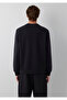 Crew neck sweatshirt black - 5