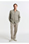 Linen (Tencel) ™ ) Lyocell Blended Beige Jogger Pants 0010628-70146 - 2
