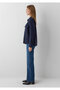 M1220415 Women's Shirt Dark Blue - 5