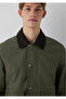 Velvet Collar Khaki Jacket Loose Fit / Relaxed Fit 0110913-71545 - 6