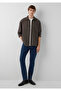 Tencel ™ ) Lyocell Blended Brown Shirt Loose Fit / Relaxed Fit 0212121-70220 - 2