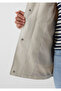 Water Repellent Hooded Beige Jacket Loose Fit / Loose Comfortable Cut 1110014-70143 - 6