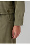 Buttoned Stand Collar Khaki Jacket Oversize / Wide Cut 1110922-71545 - 7