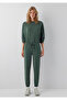 Soft-Premium (Tencel) ™ ) Modal Blend Green Sweatpants 1600453-80684 - 3