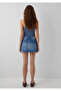 90S Indigo Blue Jean Shorts Skirt 1421035-A3182 - 5