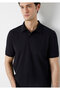 Black Black Polo T-Shirt Regular Fit / Normal Cut 0613534-900