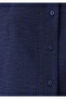 Tencel ™ ) Lyocell Blended Navy Blue Shirt Oversize / Wide Cut 1220468-81617 - 7