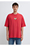 Heart Breaker Printed Red T-Shirt Oversize / Wide Cut 0613647-70428 - 3