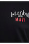 Istanbul Printed Black T-Shirt Loose Fit / Comfortable Cut 1612843-900 - 8