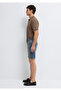 Brian Street Puslu Indigo Blue Jean Shorts 04184A3261 - 4