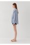 Fish Embroidered Shirt Oversize / Wide Cut 1211222-81489 - 4