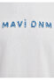 Dnm Ecru T-Shirt Loose Fit / Relaxed Comfortable Cut 0613604-70057 - 7
