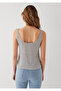 Striped Linen Athlete Tank Top Fitted / Body-Fitting Cut 1614308-91600 - 5