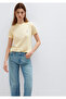 Printed Yellow T-Shirt Semi Slim Fit 1614245-70027 - 3