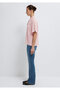 Short Sleeve Pink Shirt Loose Fit / Relaxed Fit 1211613-87110 - 4