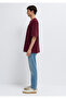 Sunmade Printed Claret Red T-Shirt Oversize / Wide Cut 0613620-70426 - 5