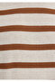 Linen Blended Striped Beige Knitwear 0710415-70227 - 8