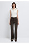 Sky Sky Classic Denim Dark Brown Gabardine Trousers 1010627-A3931 - 4