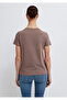 Butterfly Printed Brown T-Shirt Semi Slim Fit 1613867-70383 - 6