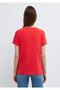 Cat Printed Red T-Shirt Semi Slim Fit 1613873-71083 - 5