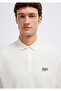 Mvjns Printed Ecru Polo T-Shirt Oversize / Wide Cut 0613666-70057 - 8